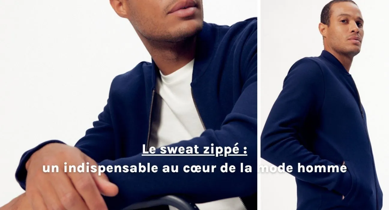 Le sweat zippé : un indispensable au cœur de la mode homme