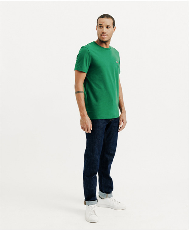 Tee-Shirt Homme Made In France Bio Barthélémy Vert - La Gentle Factory